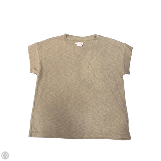 Top Short Sleeve By Madewell In Brown, Size: S