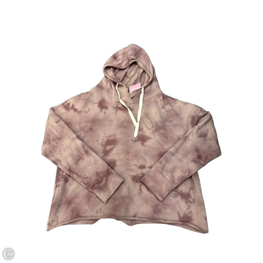 Sweatshirt Hoodie By Peyton Jensen In Tie Dye Print, Size: M