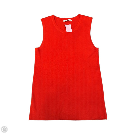 Top Sleeveless By Staccato In Red, Size: L