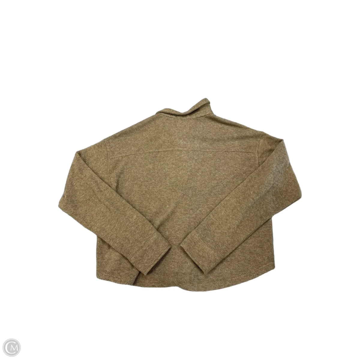 Jacket Shirt By Thread And Supply In Brown, Size: M