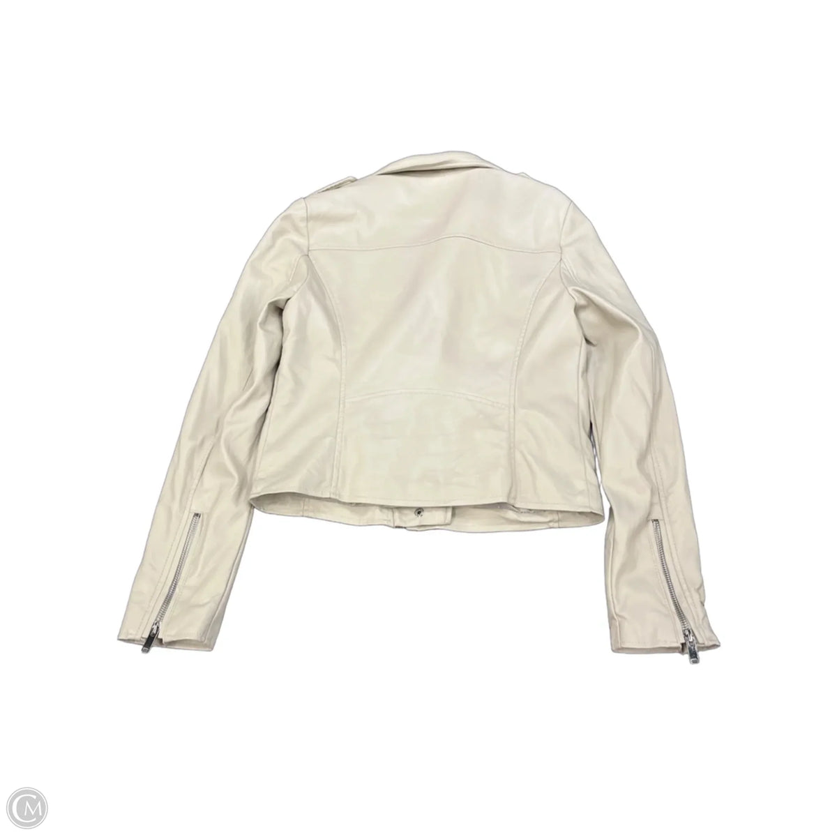 Jacket Moto By Bagatelle In Beige, Size: S