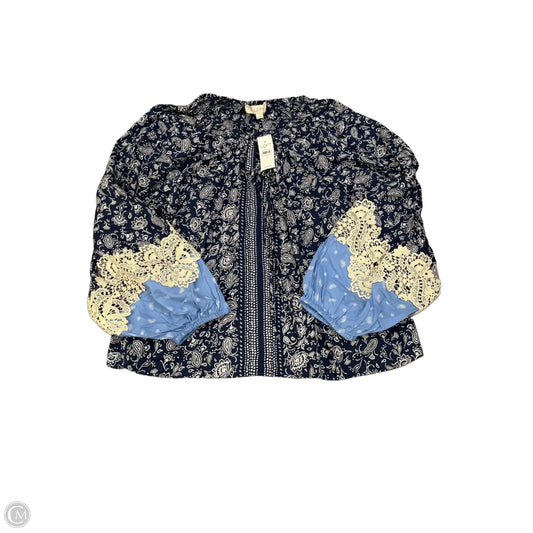 Top Long Sleeve By Loft In Blue, Size: Xl