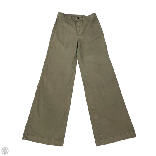 Pants Wide Leg By Gap In Green, Size: S