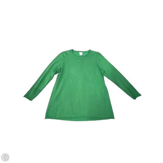 Top Long Sleeve By Chicos In Green, Size: M