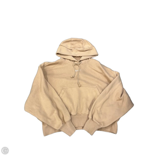 Sweatshirt Hoodie By Nike Apparel In Brown, Size: Xs