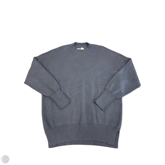 Top Long Sleeve By Abercrombie And Fitch In Blue, Size: S