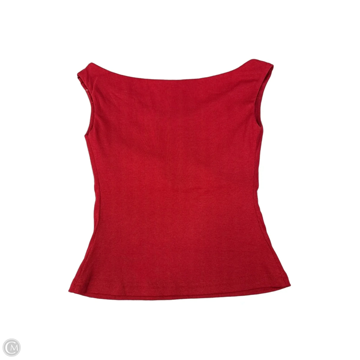 Top Sleeveless By Ogl In Red, Size: S