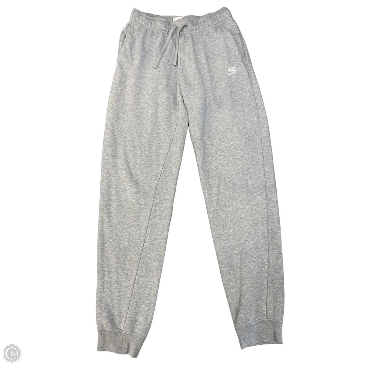 Athletic Pants By Nike Apparel In Grey, Size: S