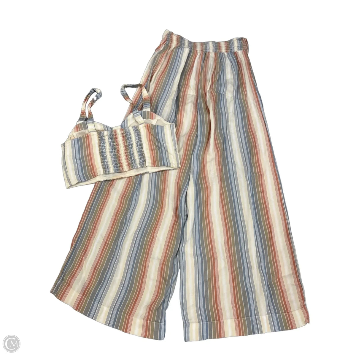 Pants Set 2pc By American Eagle In Striped Pattern, Size: S