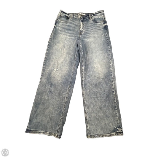 Jeans Wide Leg By Eunina In Blue Denim, Size: 14