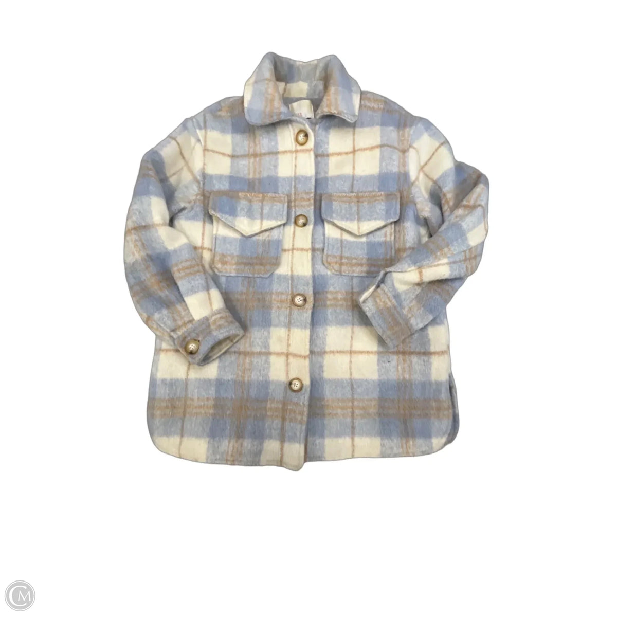 Jacket Other By Gb In Plaid Pattern, Size: S
