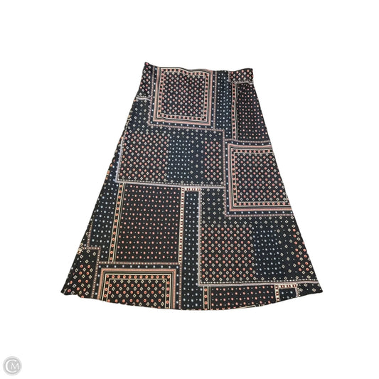 Skirt Midi By Loft In Navy, Size: Xl