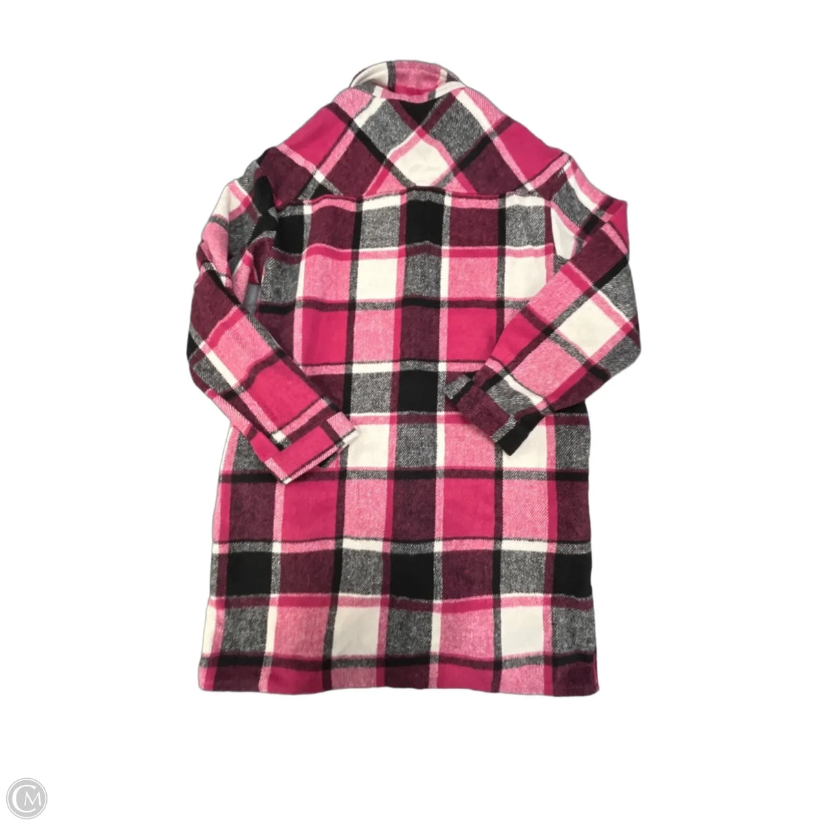 Jacket Shirt By Clothes Mentor In Plaid Pattern, Size: S