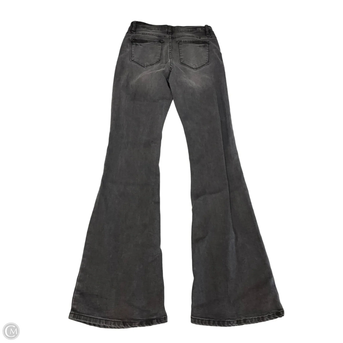 Jeans Flared By Kancan In Black Denim, Size: 4