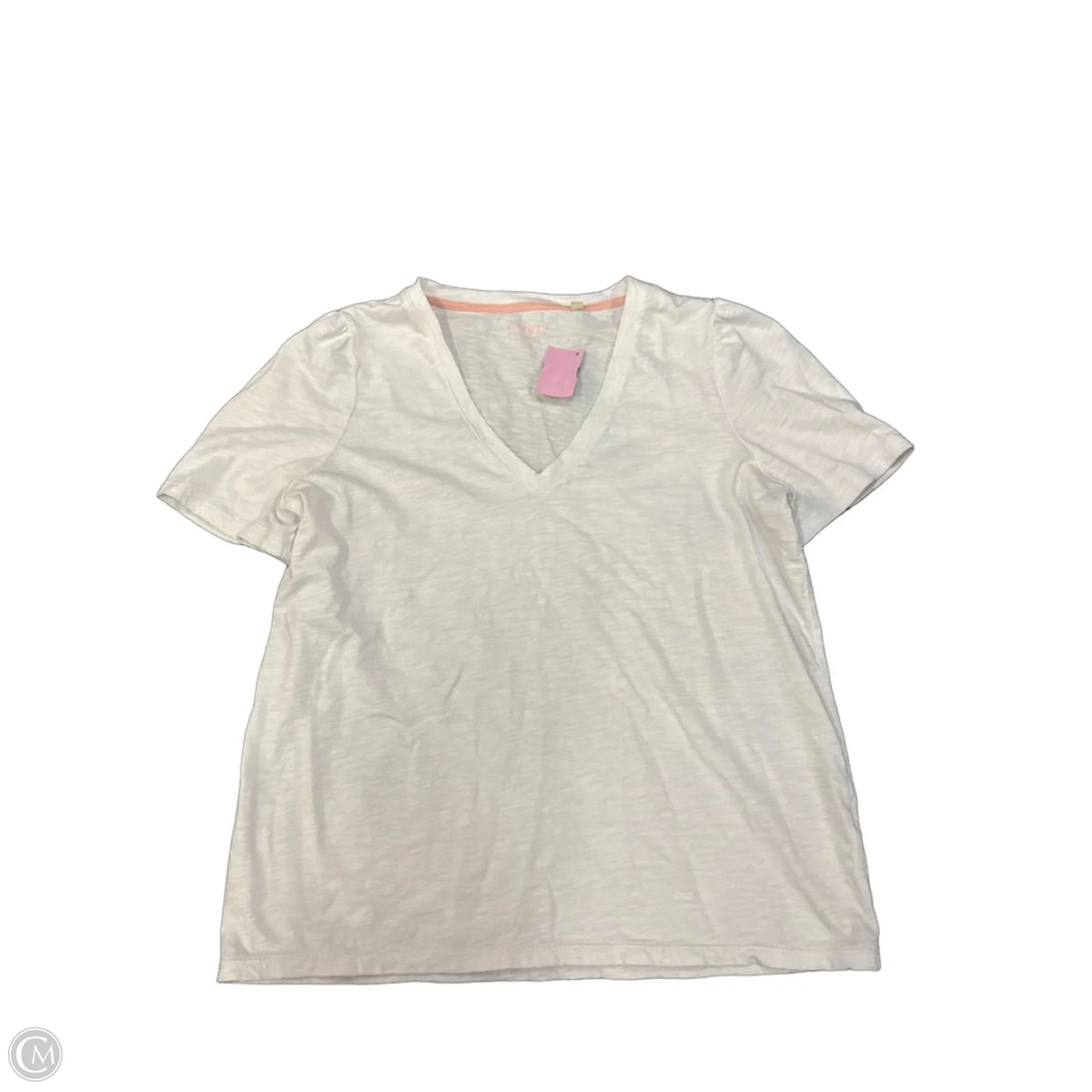 Top Short Sleeve Basic By Boden In White, Size: M