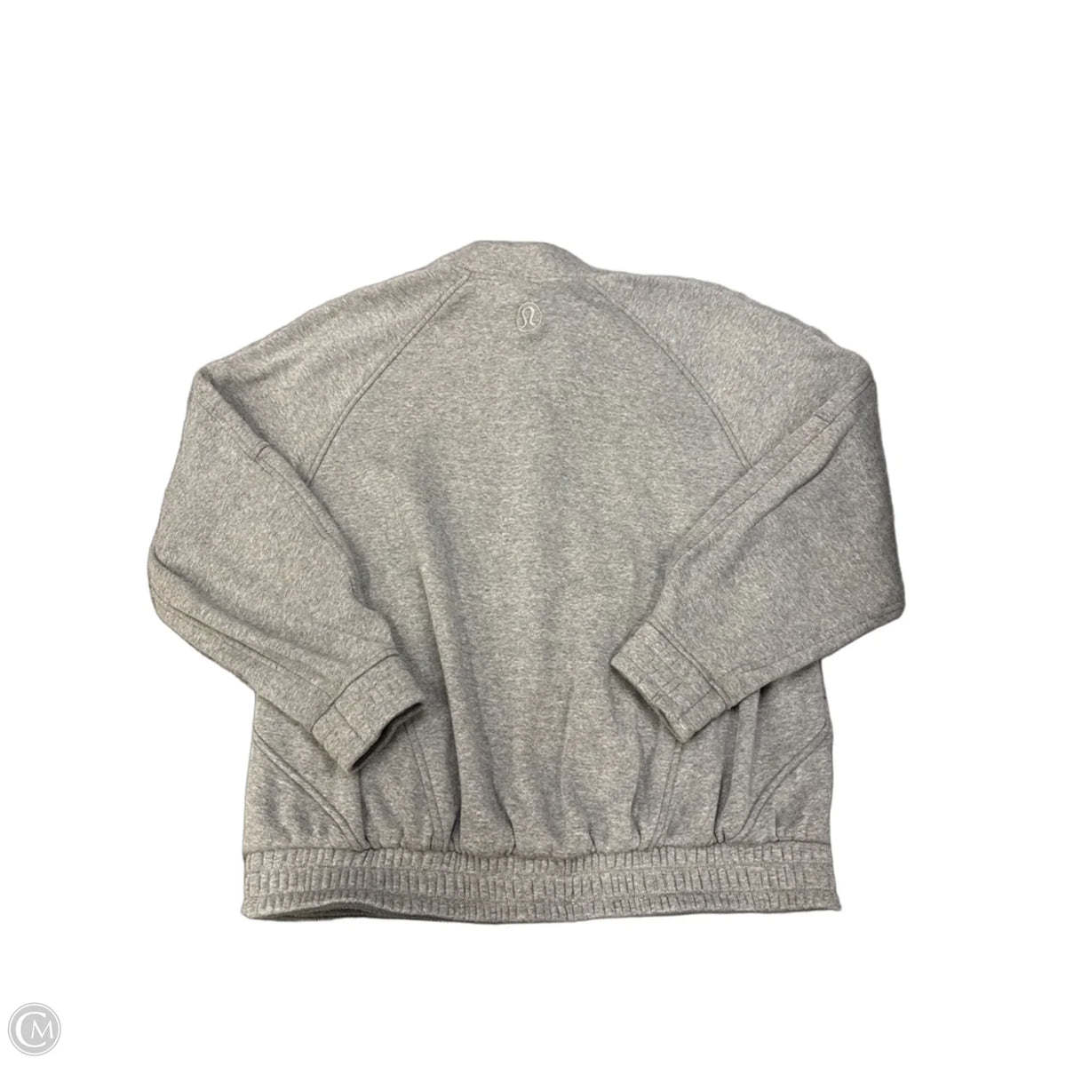 Athletic Jacket By Lululemon In Grey, Size: Xs