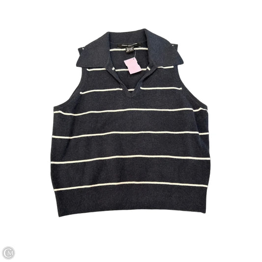Top Sleeveless By French Connection In Striped Pattern, Size: S