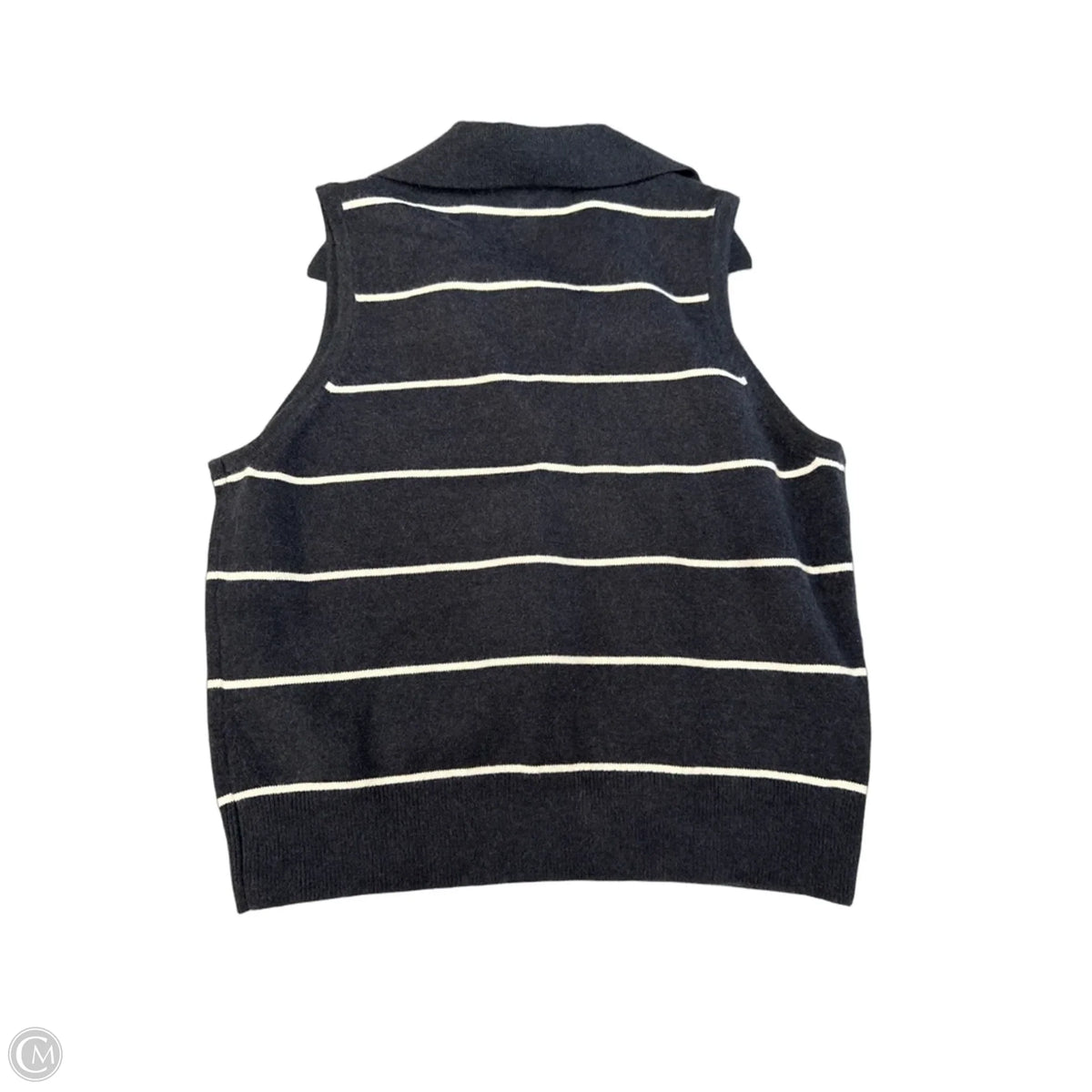 Top Sleeveless By French Connection In Striped Pattern, Size: S