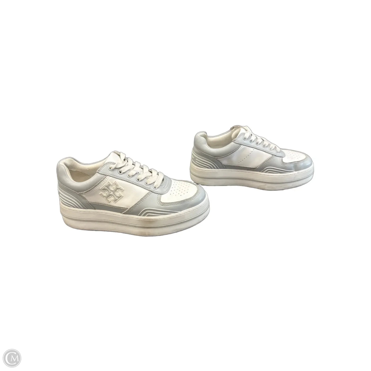 Shoes Designer By Tory Burch In Grey, Size: 7