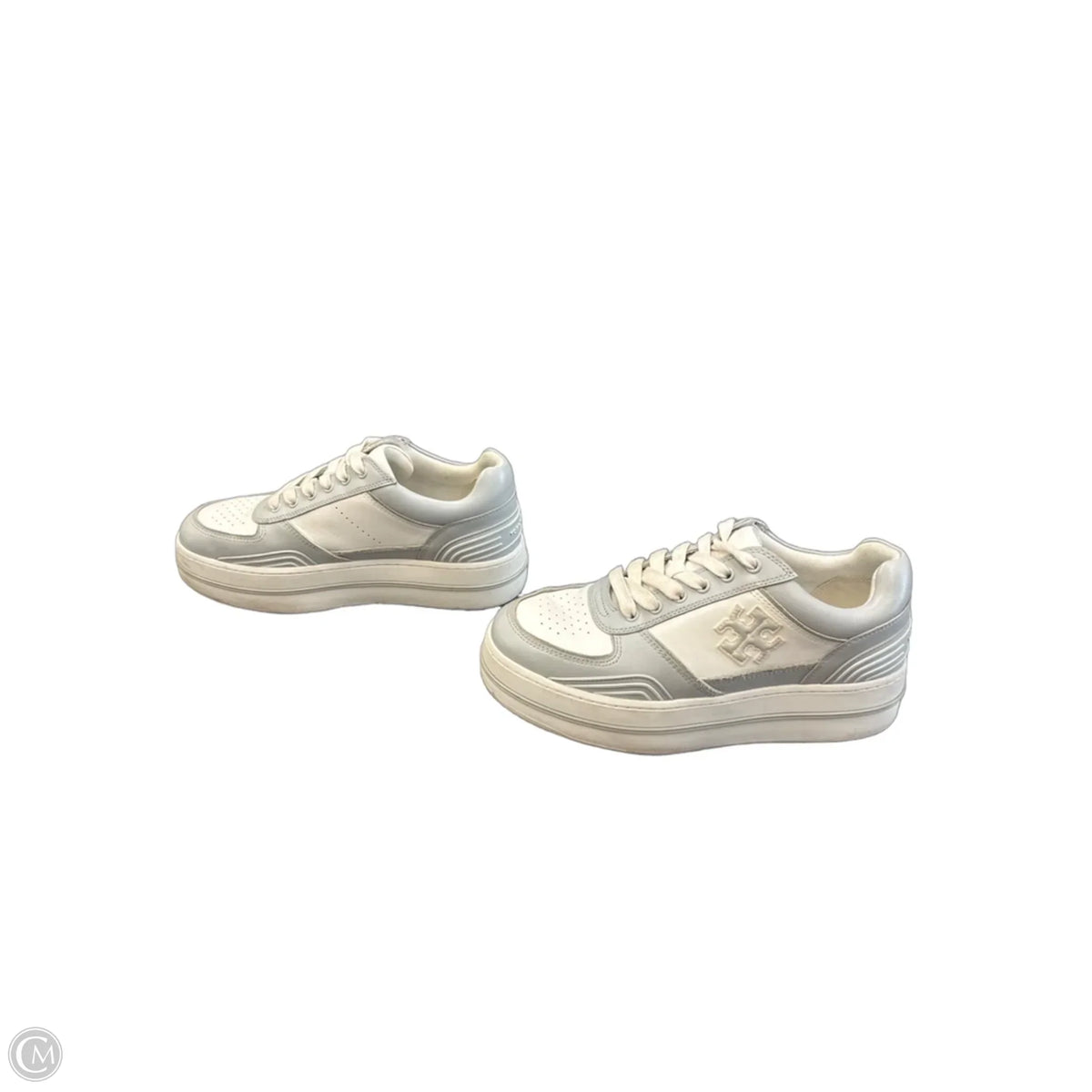 Shoes Designer By Tory Burch In Grey, Size: 7