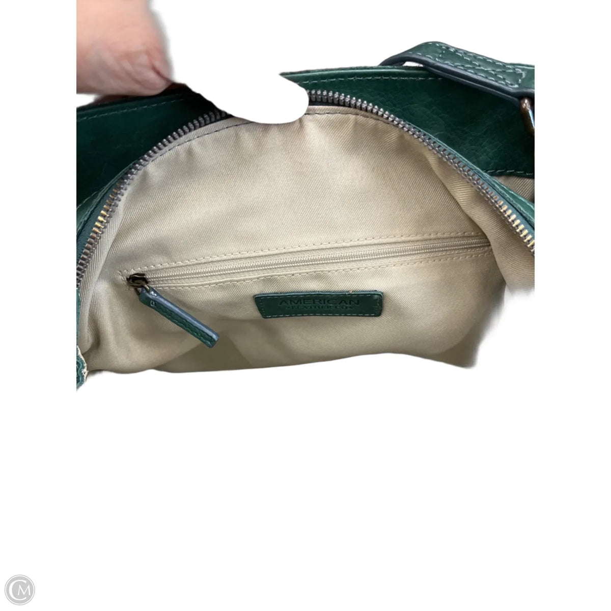 Handbag Leather By American Leather Co, Size: Medium