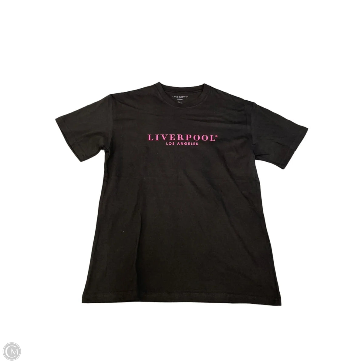 Top Short Sleeve By Liverpool In Black, Size: M