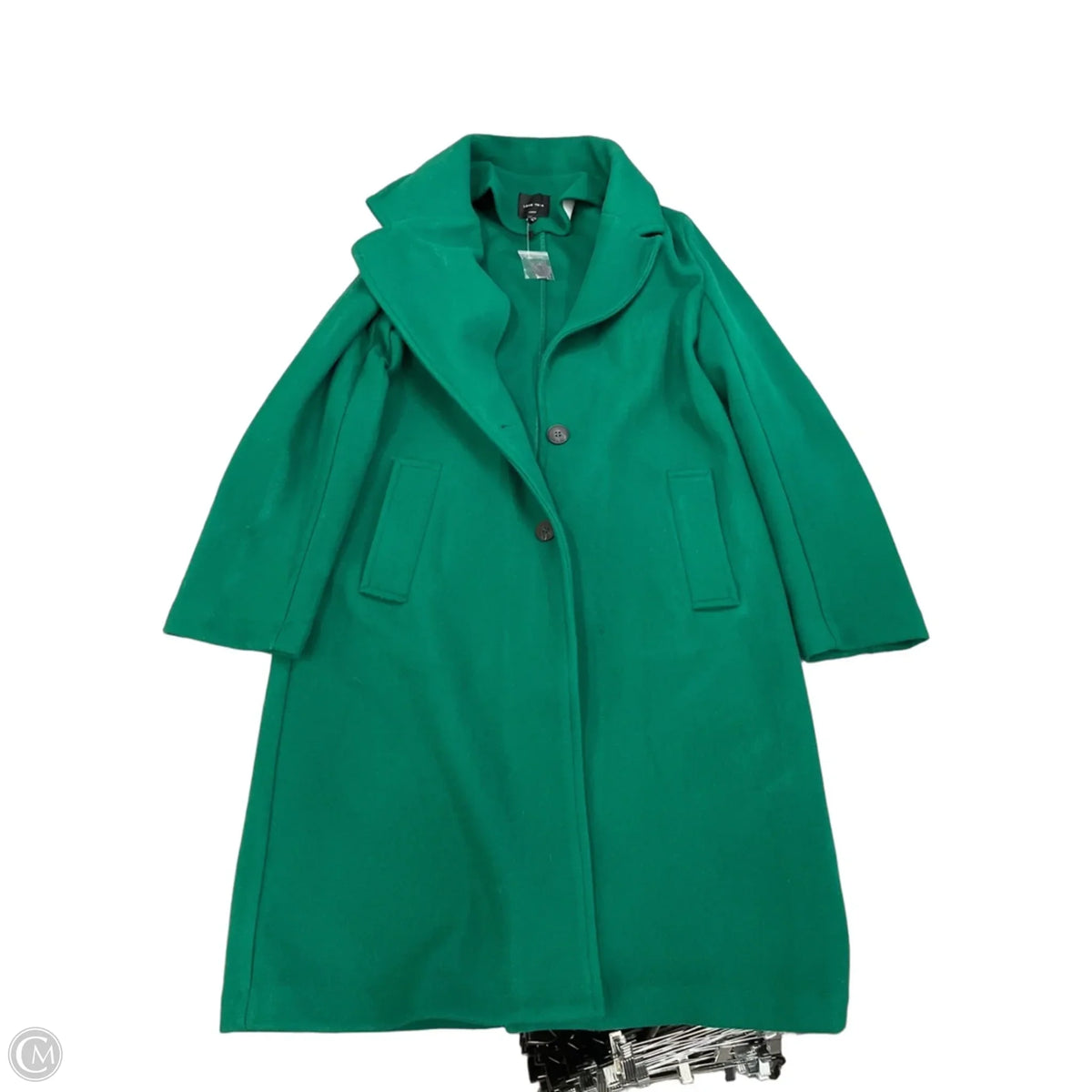 Coat Parka By Love Tree In Green, Size: L