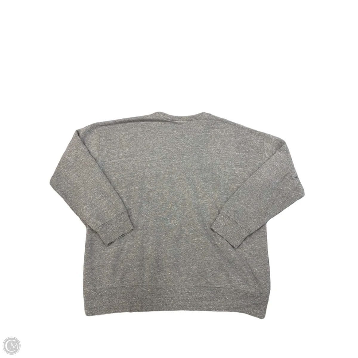 Top Long Sleeve By Oat In Grey, Size: L