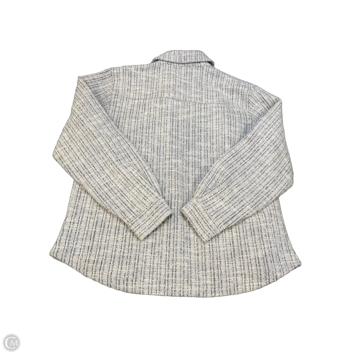 Jacket Shirt By Mi Ami In Blue, Size: M