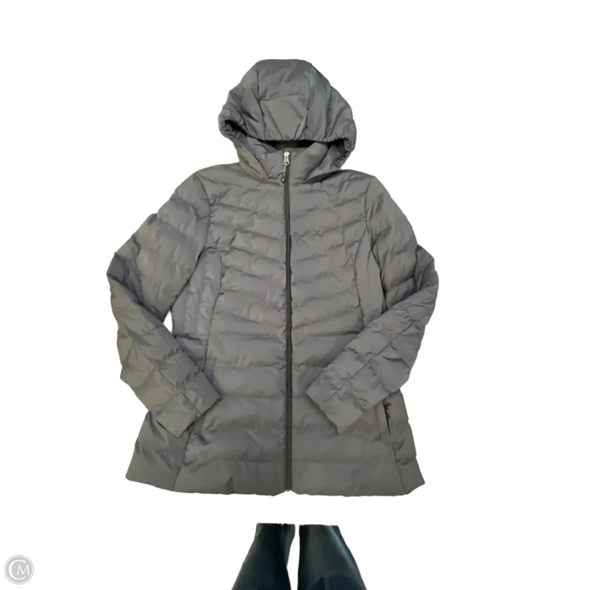 Coat Puffer & Quilted By 32 Degrees In Grey, Size: L