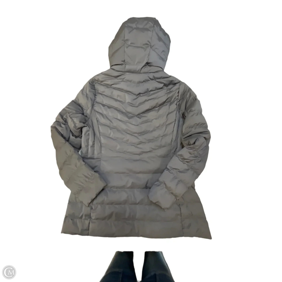 Coat Puffer & Quilted By 32 Degrees In Grey, Size: L