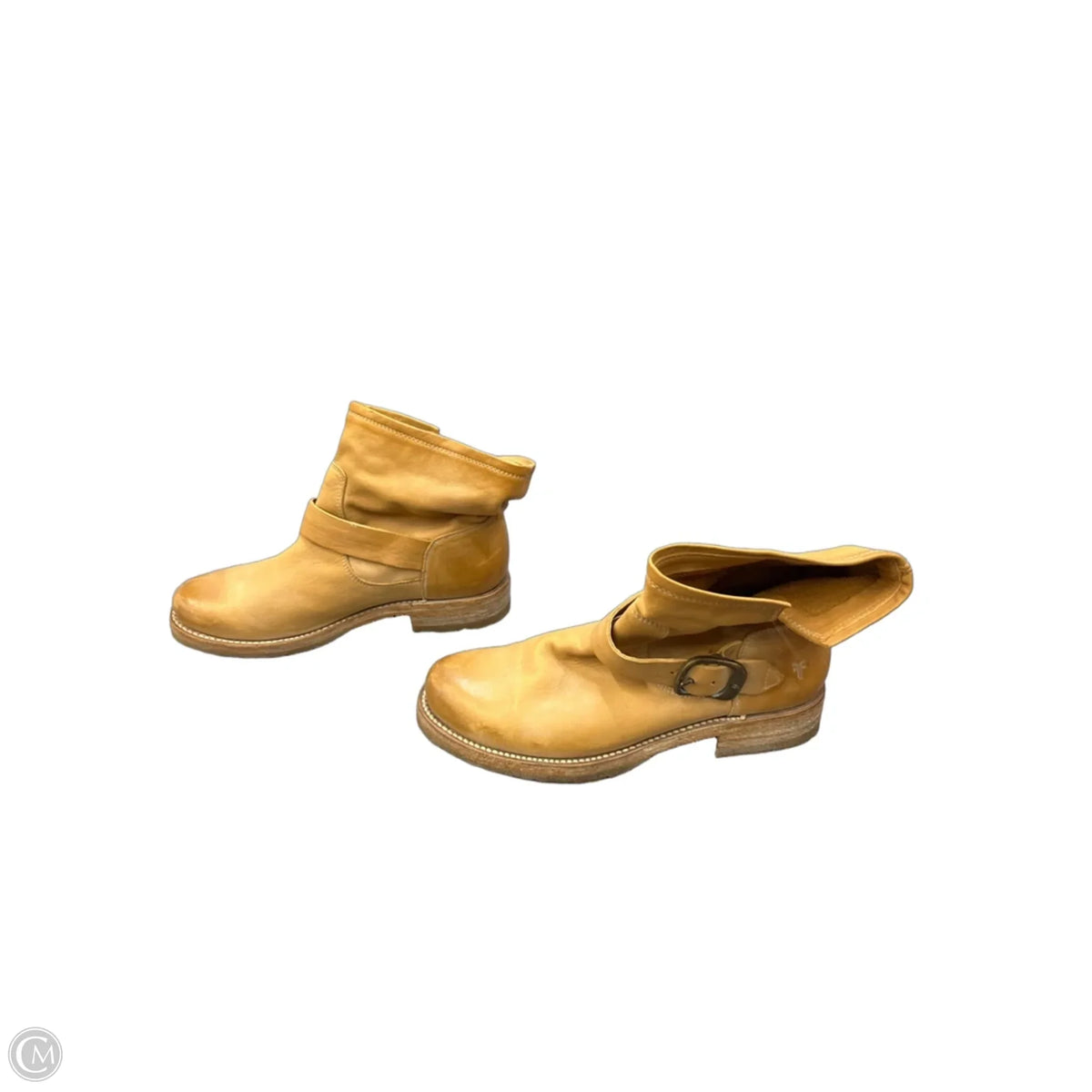 Boots Designer By Frye In Brown, Size: 7