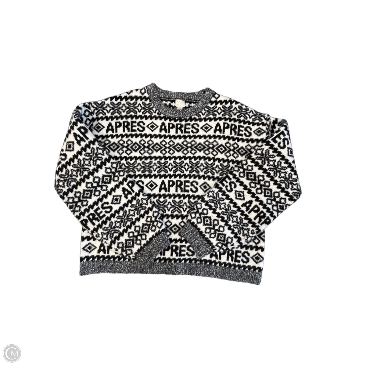 Sweater By A New Day In Black & White, Size: M