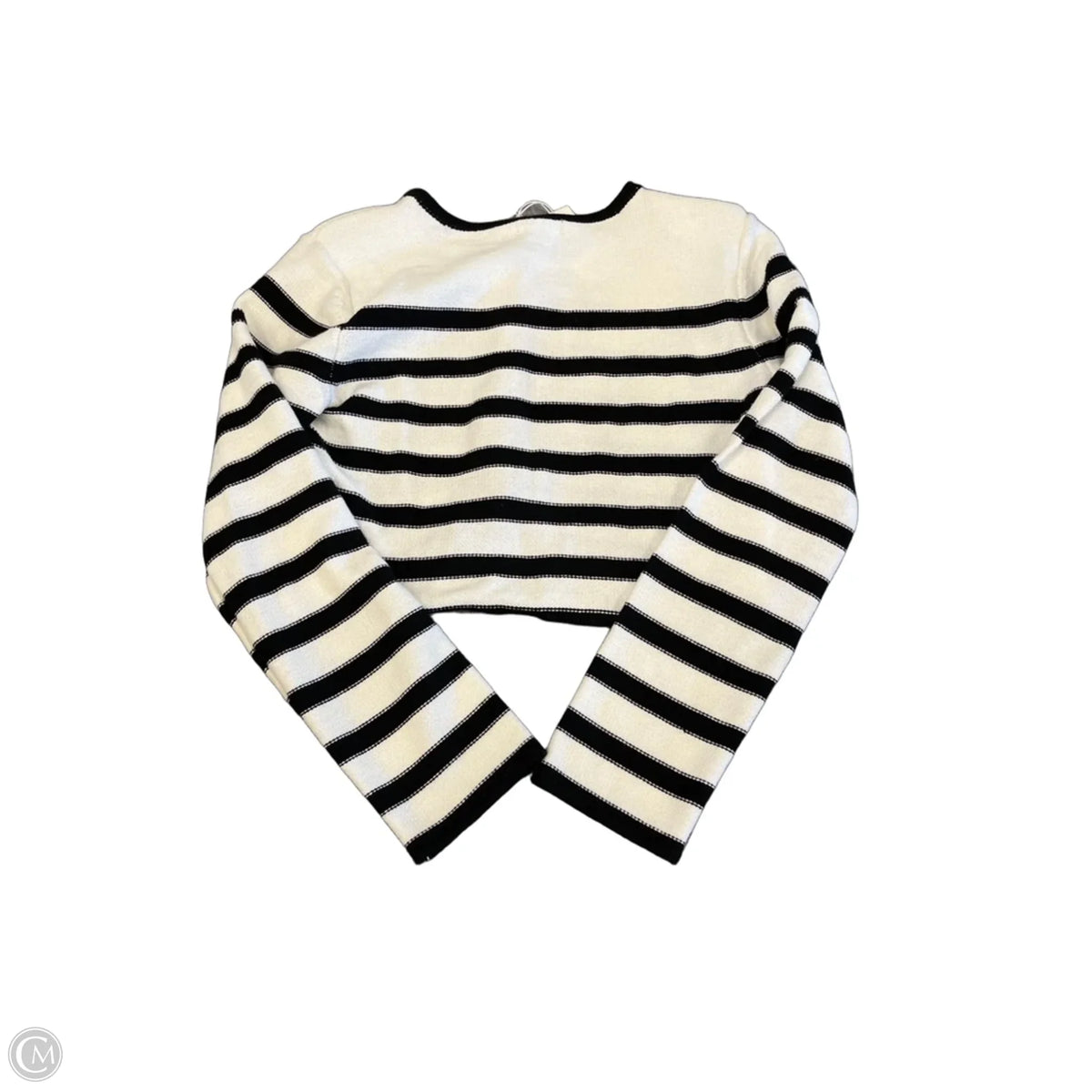 Cardigan By Moon River In Striped Pattern, Size: S