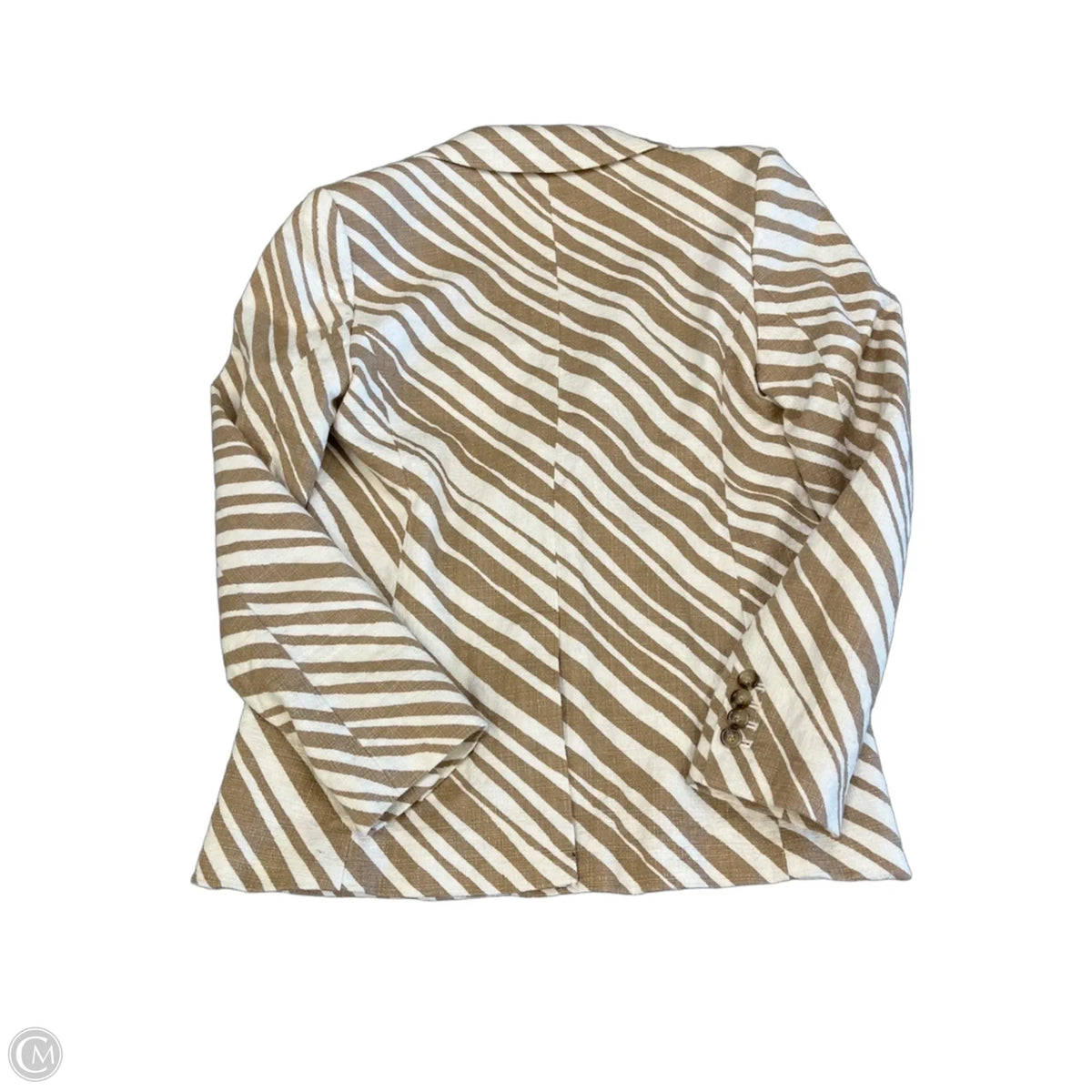Blazer By Ann Taylor In Zebra Print, Size: S