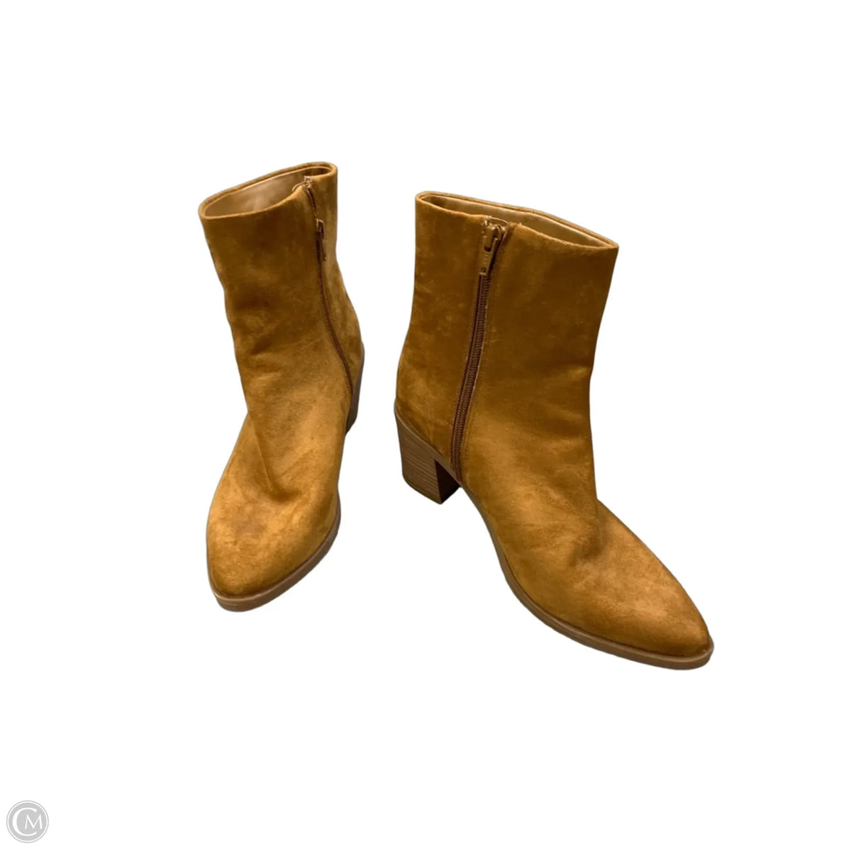 Boots Mid-calf Heels By Universal Thread In Brown, Size: 8.5