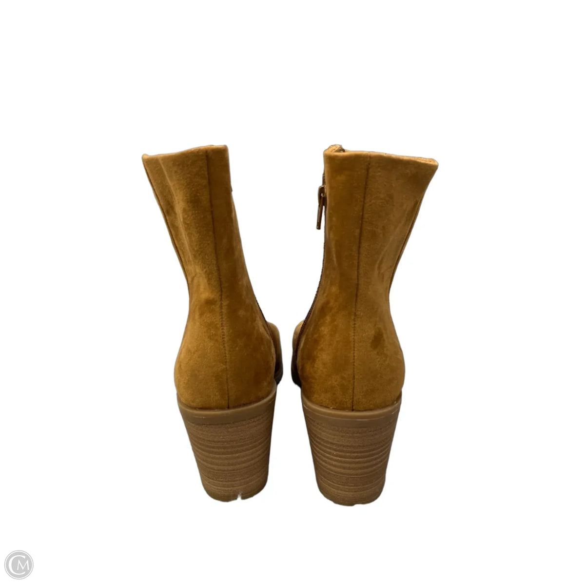 Boots Mid-calf Heels By Universal Thread In Brown, Size: 8.5