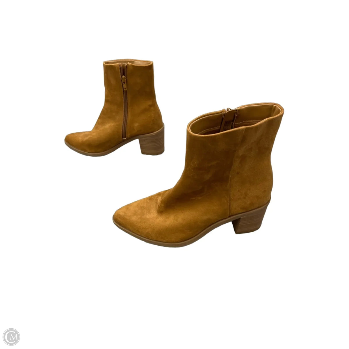 Boots Mid-calf Heels By Universal Thread In Brown, Size: 8.5