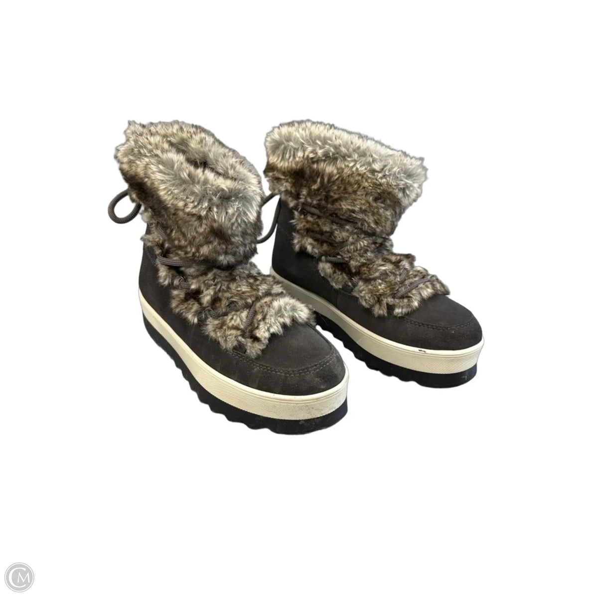Boots Snow By Cmc In Grey, Size: 8