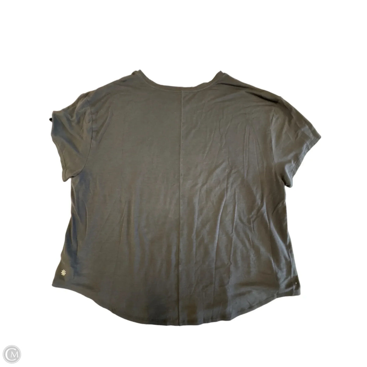 Athletic Top Short Sleeve By Athleta In Black, Size: 1x