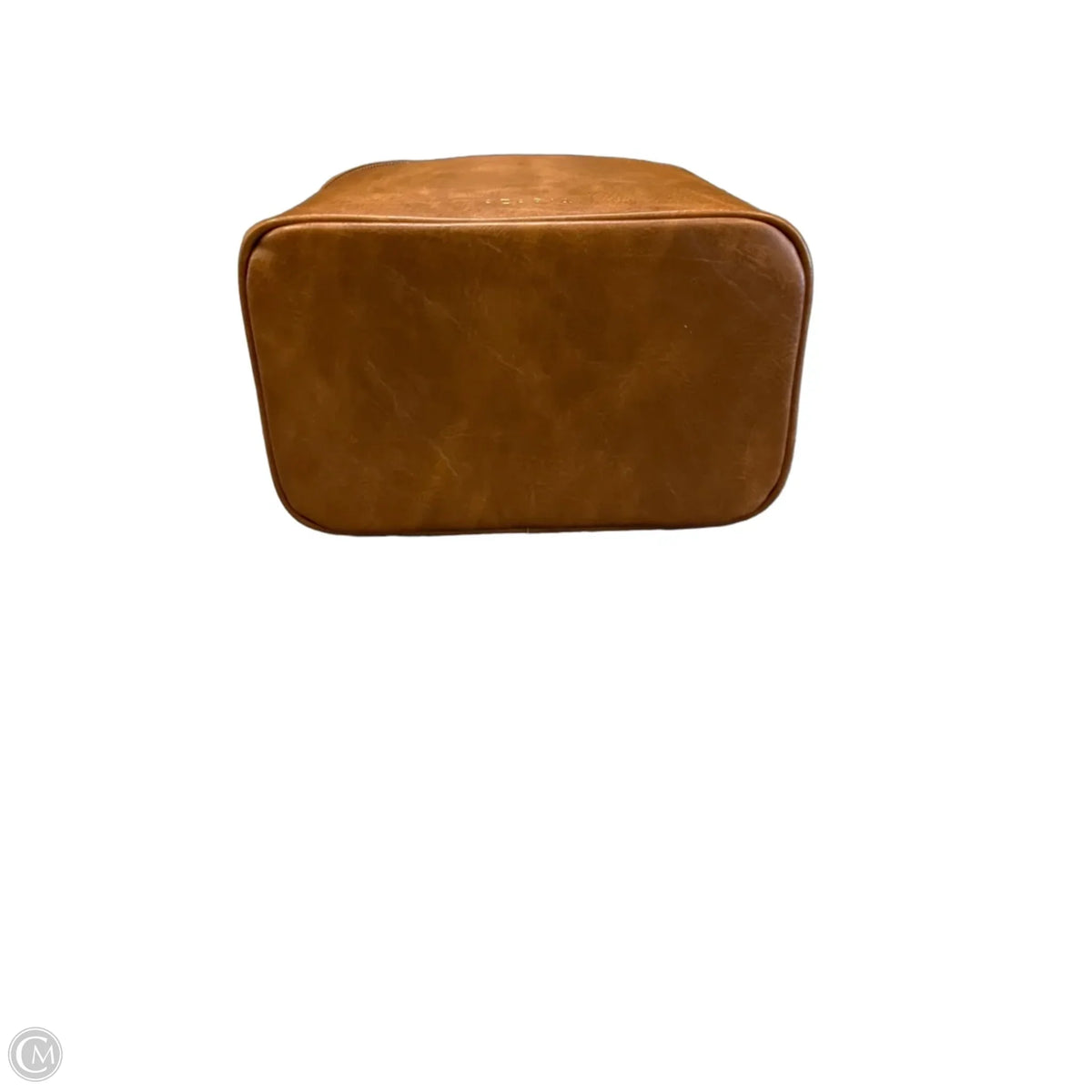 Makeup Bag Leather By Cmc, Size: Large