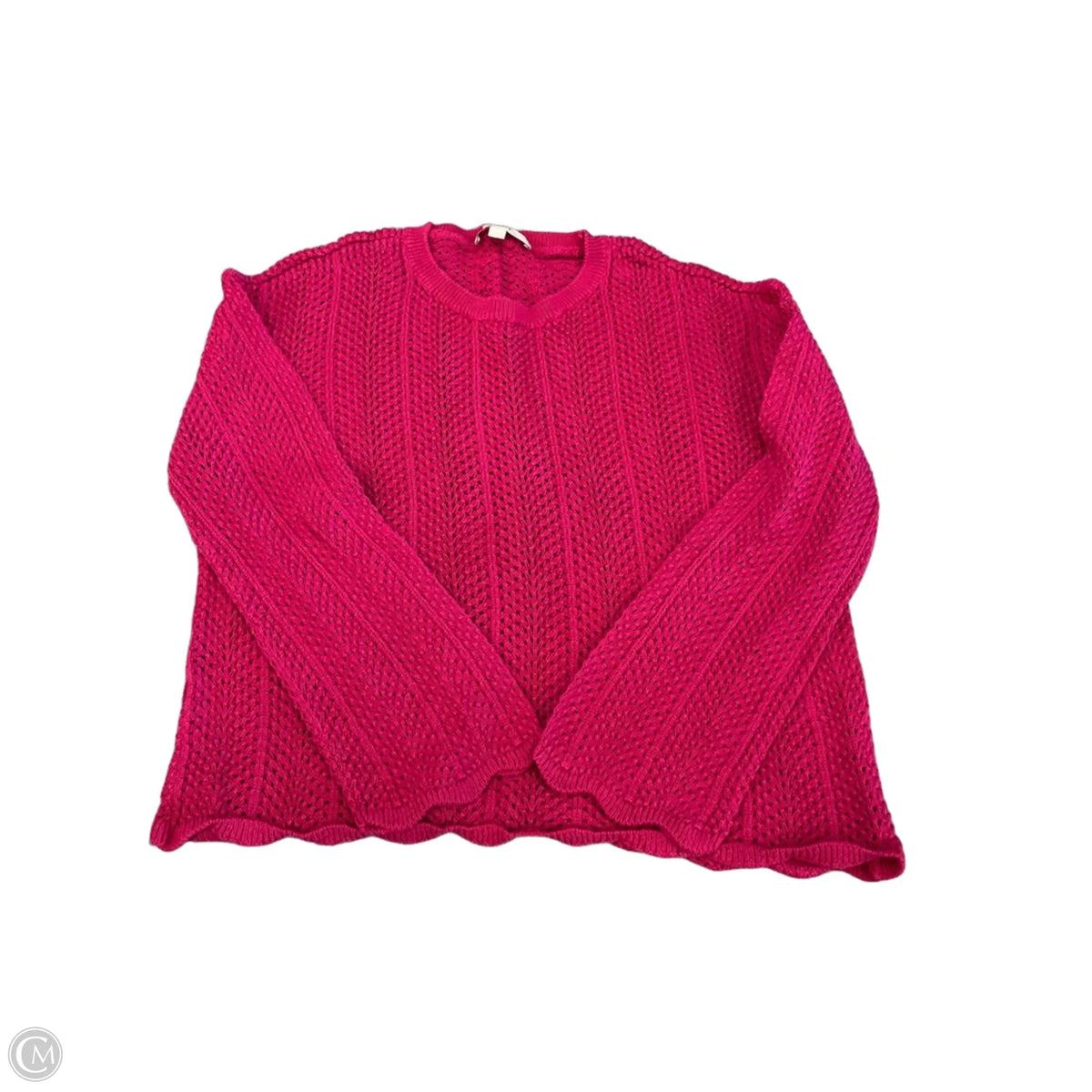 Sweater By Loft In Pink, Size: L