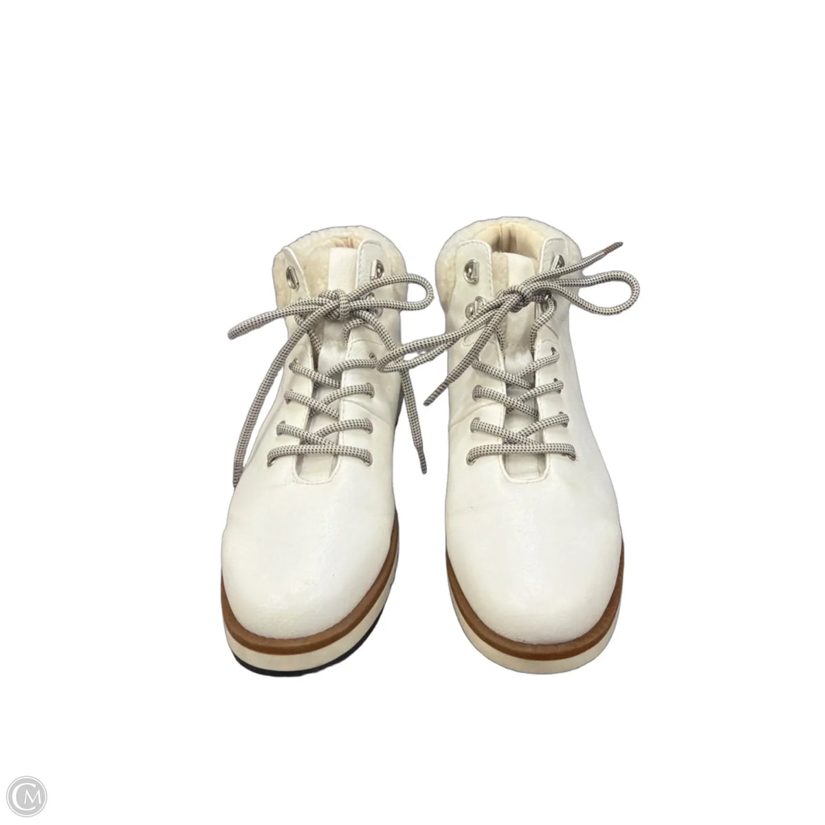 Boots Snow By Cliffs By White Mountain In White, Size: 11