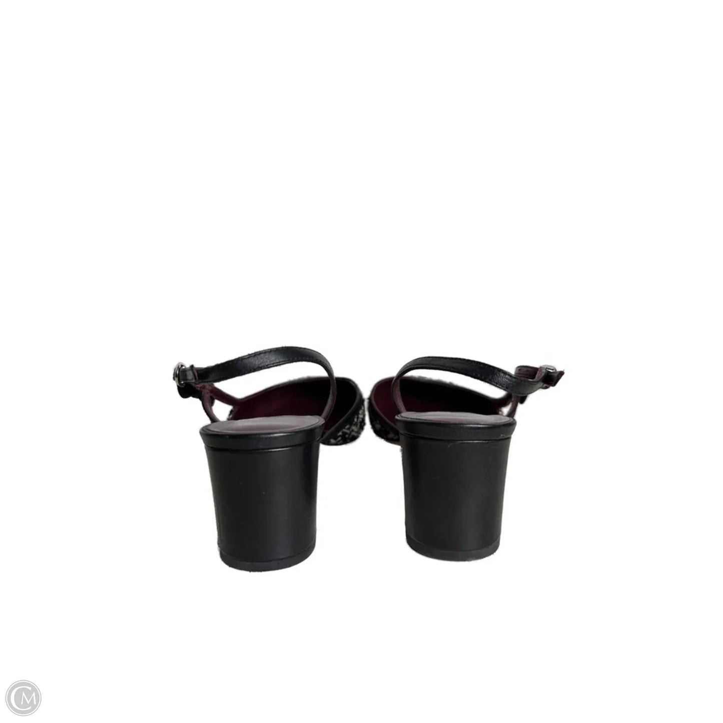 Shoes Designer By Kate Spade In Black & Cream, Size: 9