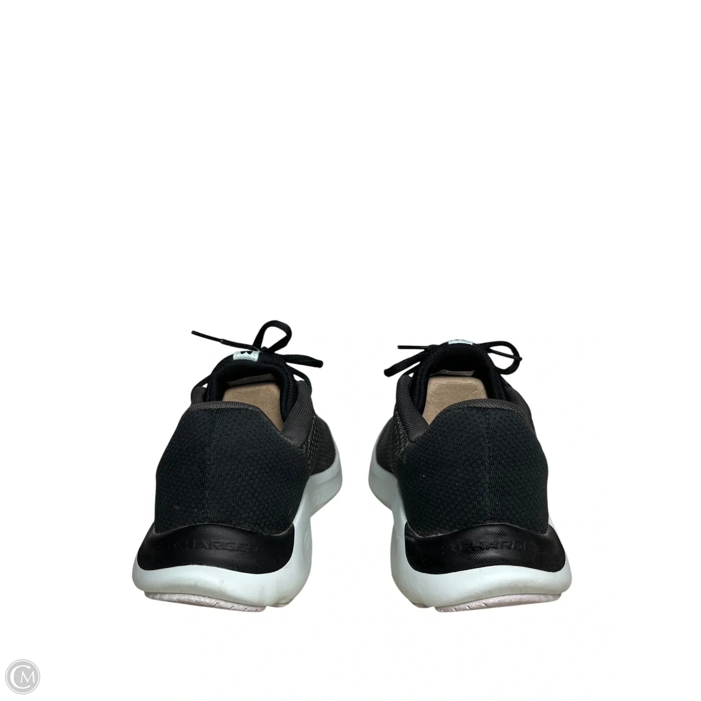 Shoes Athletic By Under Armour In Black & Blue, Size: 10