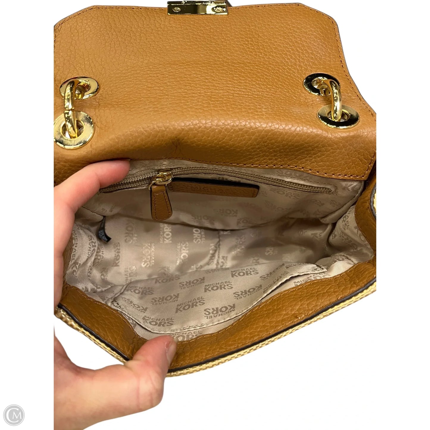 Handbag Designer By Michael Kors, Size: Medium