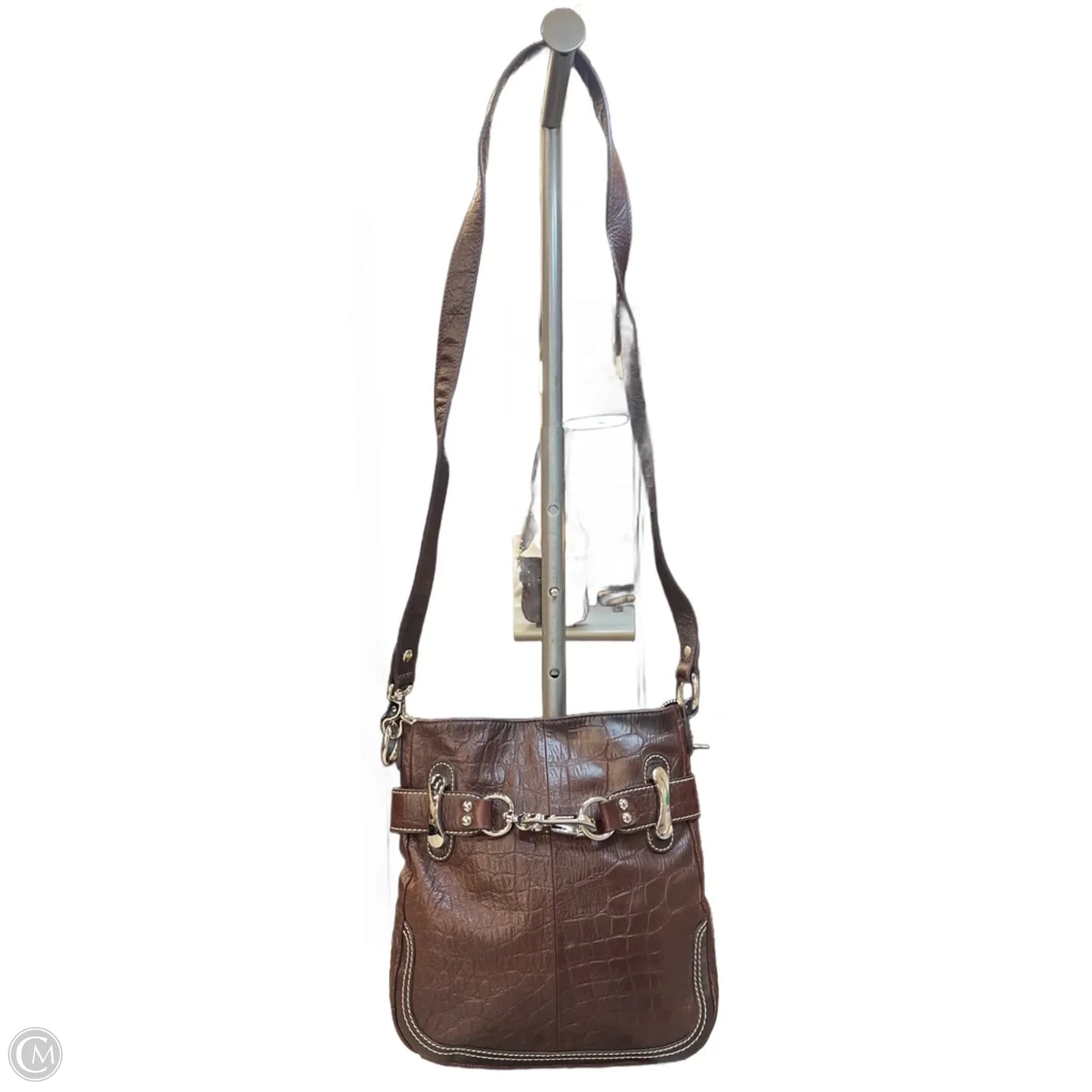 Crossbody Leather By B. Makowsky, Size: Medium