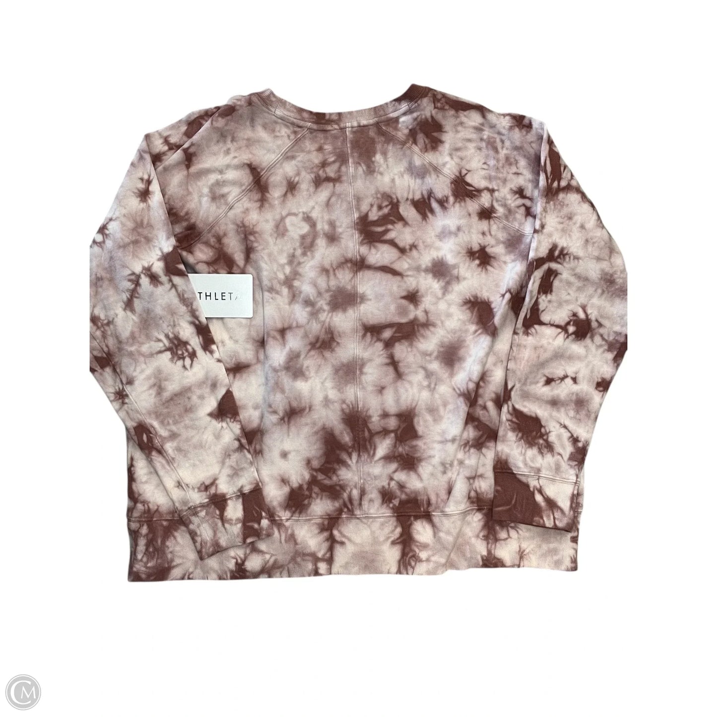 Sweatshirt Crewneck By Athleta In Pink, Size: 1x