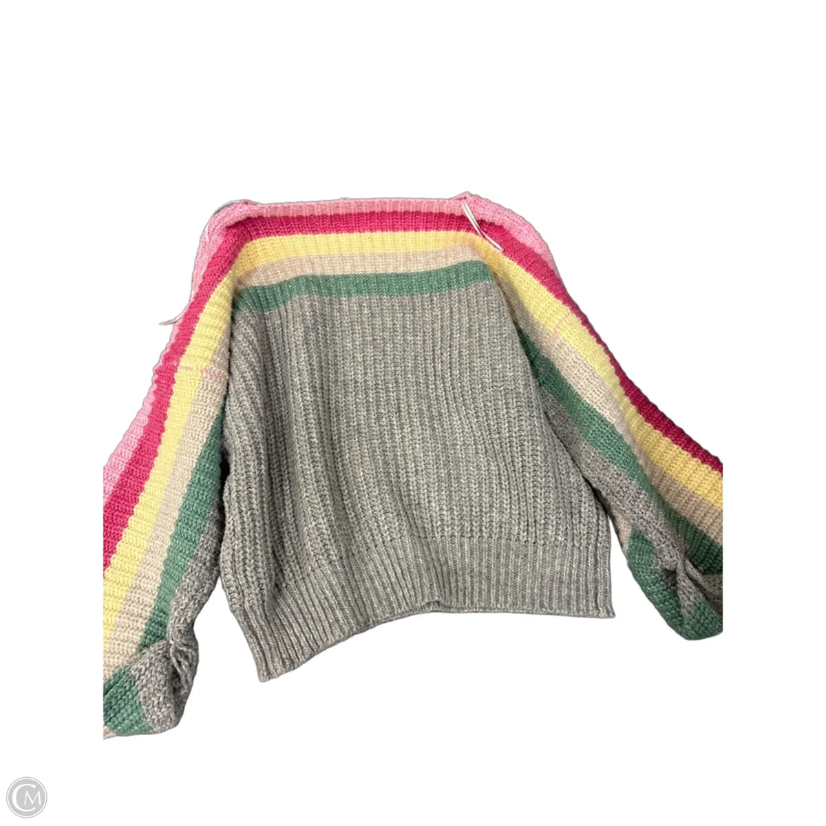 Sweater By Clothes Mentor In Grey, Size: M