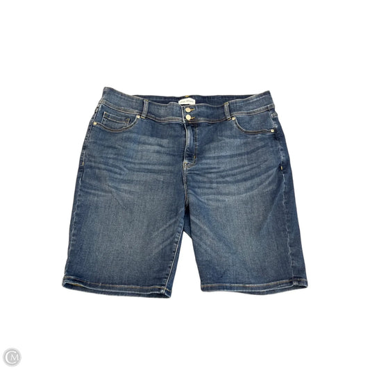 Shorts By Lane Bryant In Blue Denim, Size: 3x
